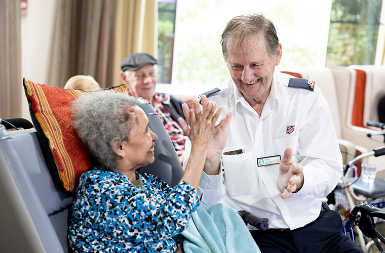 Salvation Army volunteer Peter