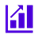 Bar graph with upward trend with solid fill