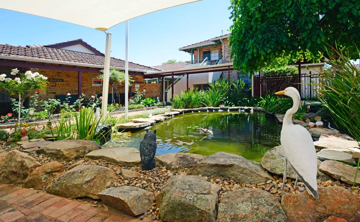 Melville Parkside outdoor area