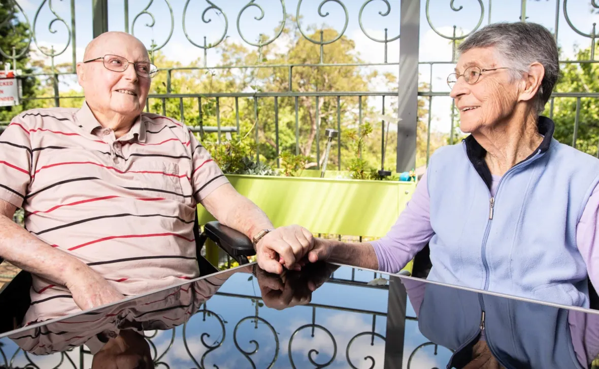 Opal residents looking at each-other