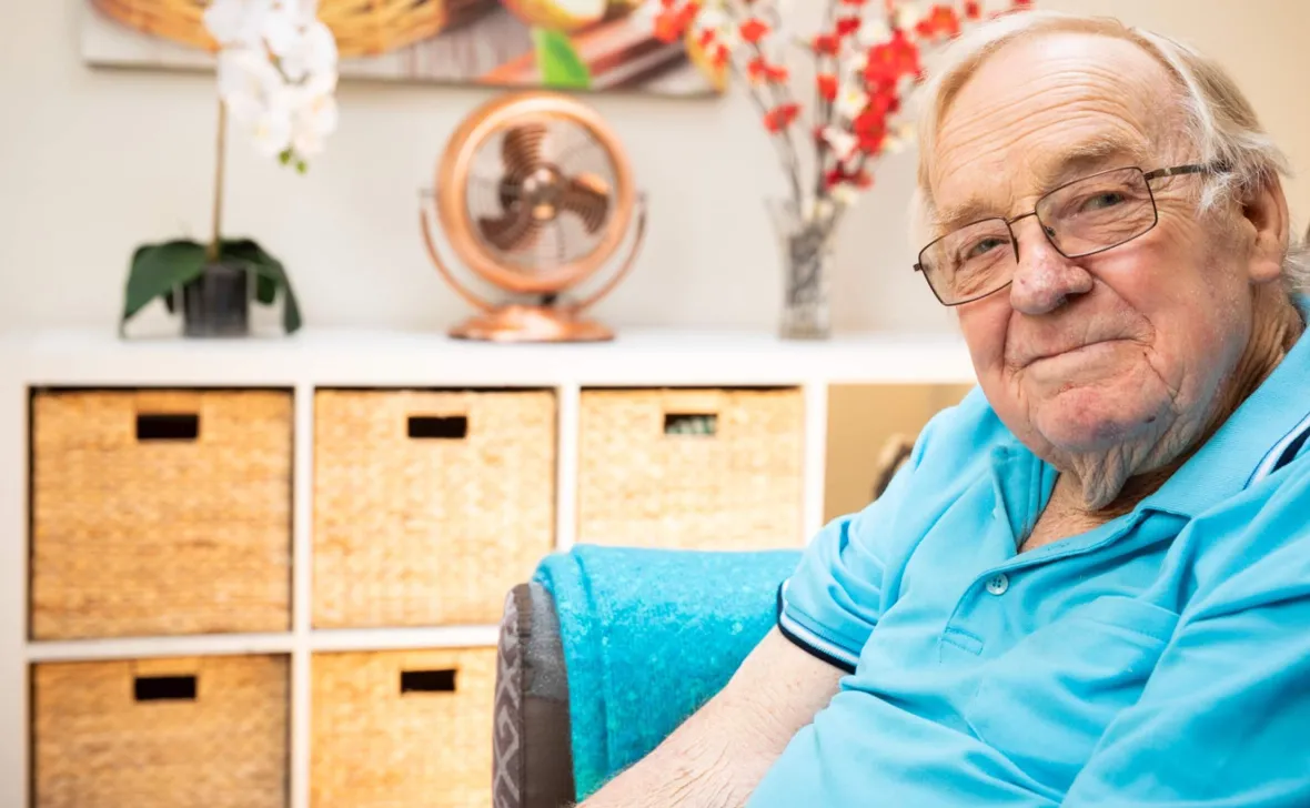 Wahroonga Place resident smiling
