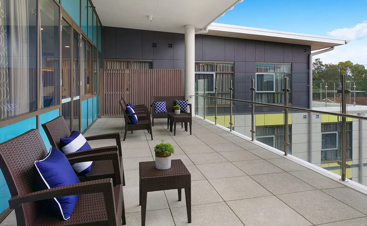Bankstown Terrace outdoor area
