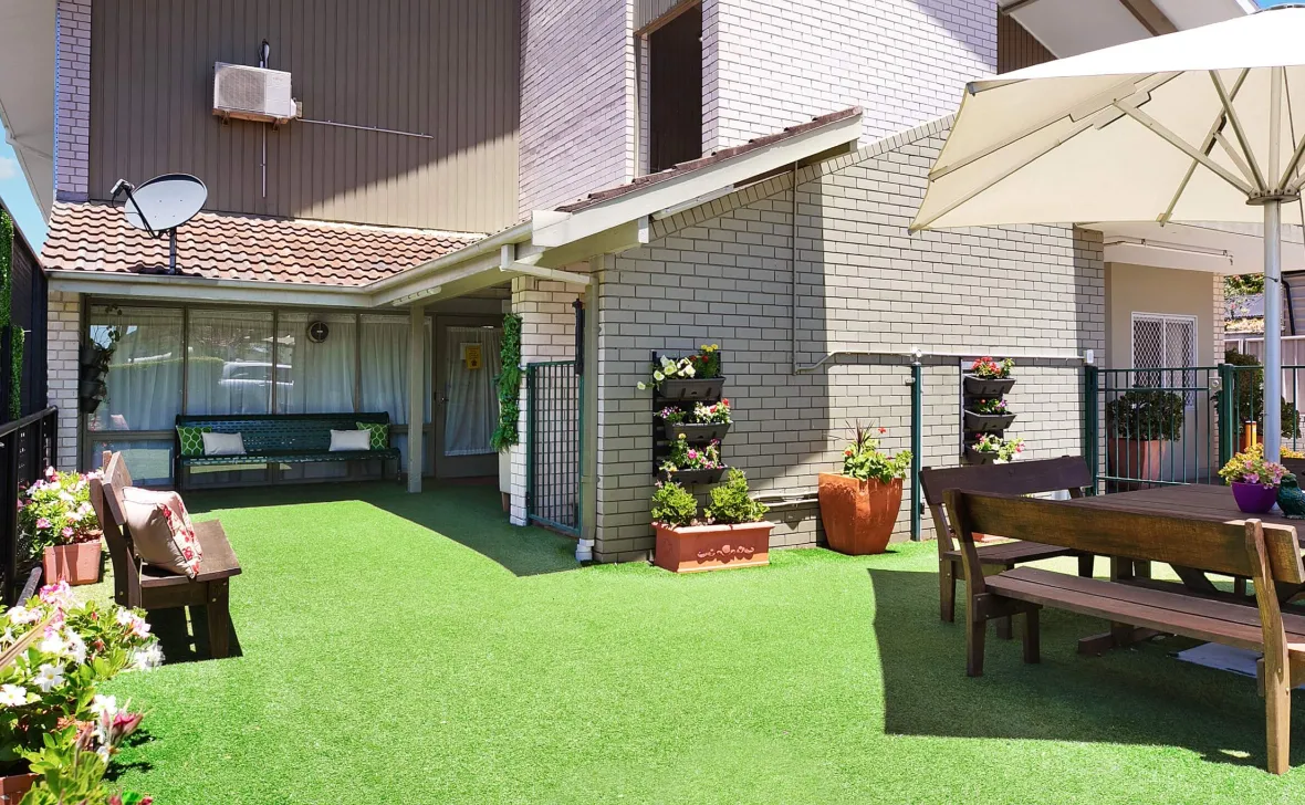 Canterbury Place outdoor area