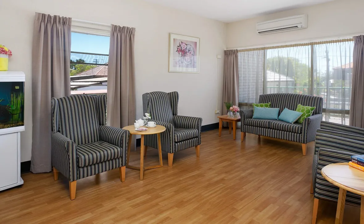Canterbury Place seating area