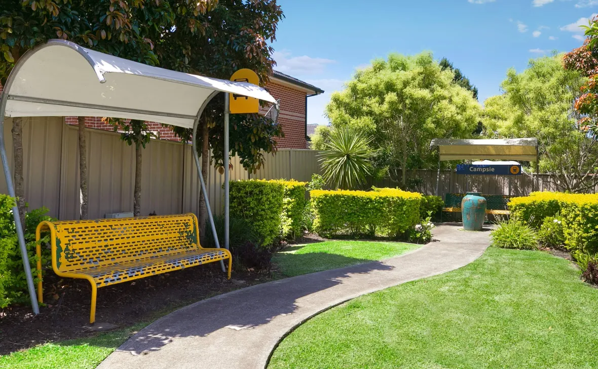 Canterbury Place outdoor area