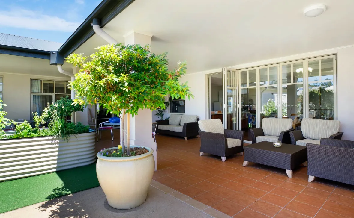 Opal Coffs Harbour outdoor area