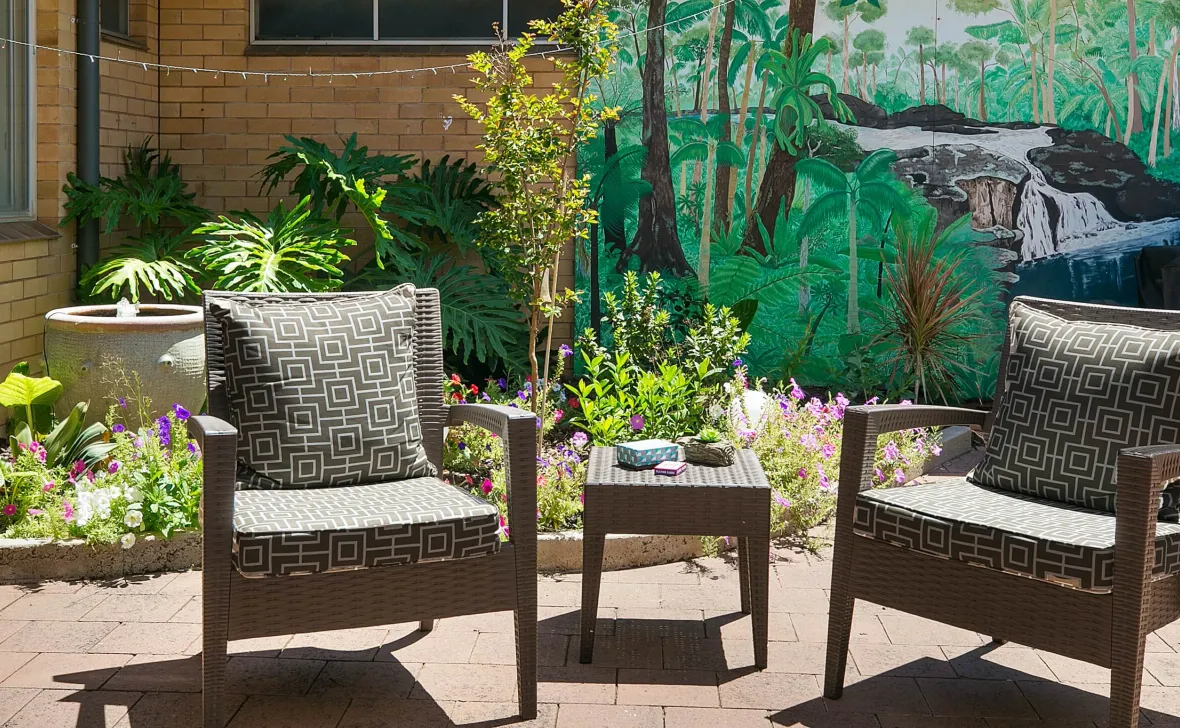 Dubbo Homestead outdoor seating