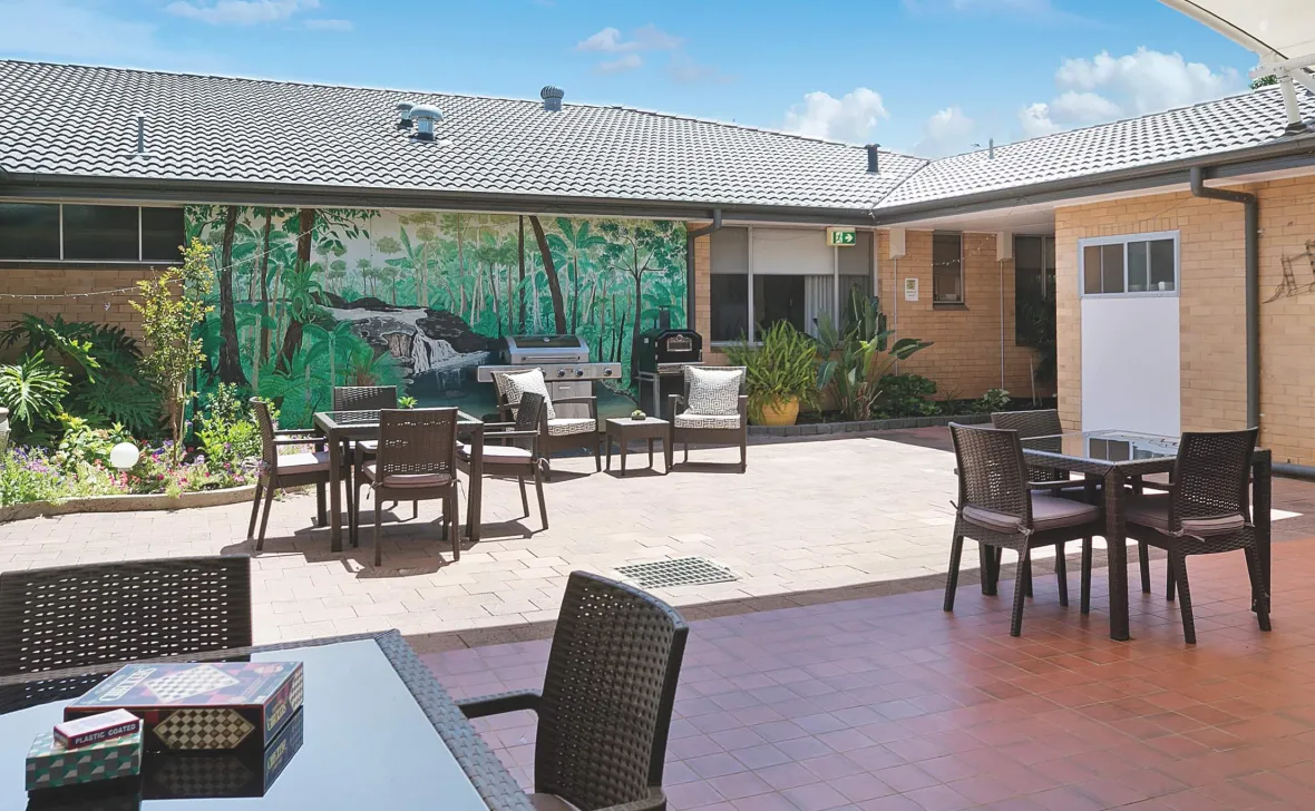Dubbo Homestead outdoor seating