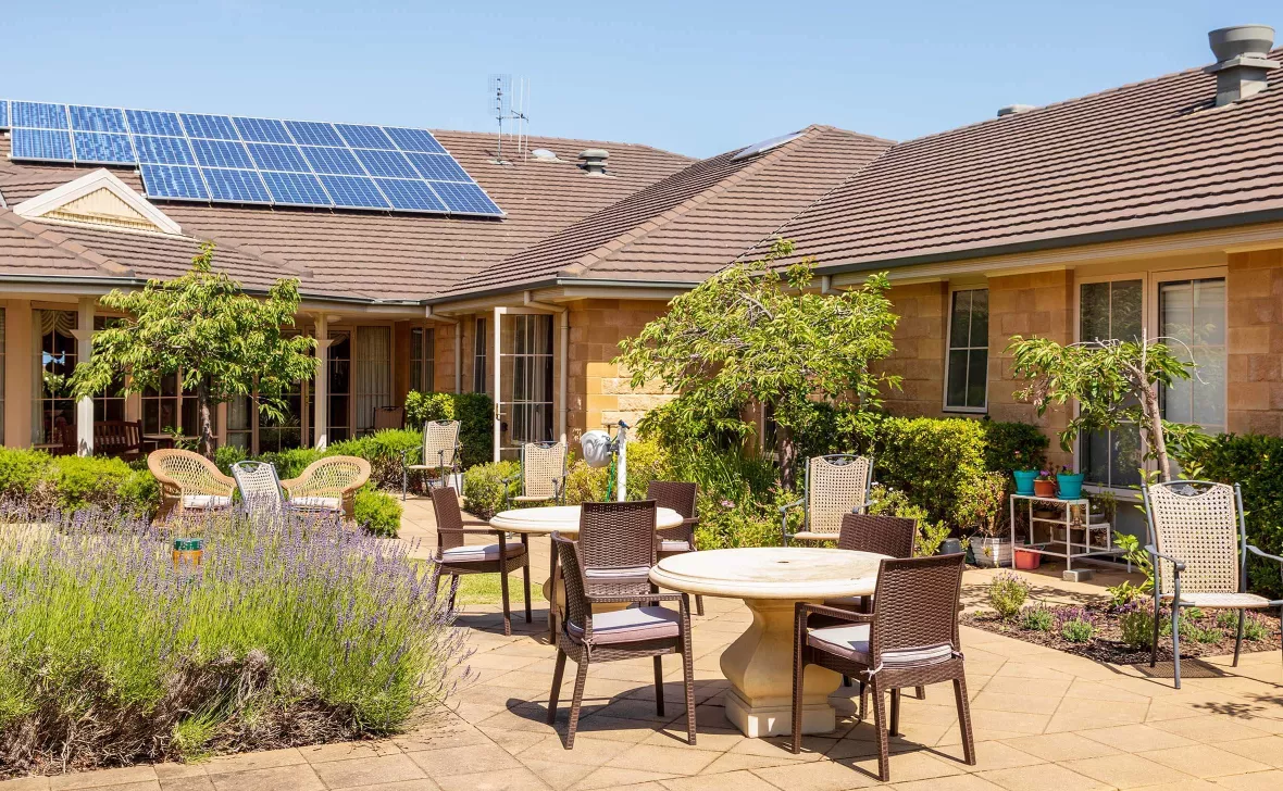 Paynesville Gardens Courtyard