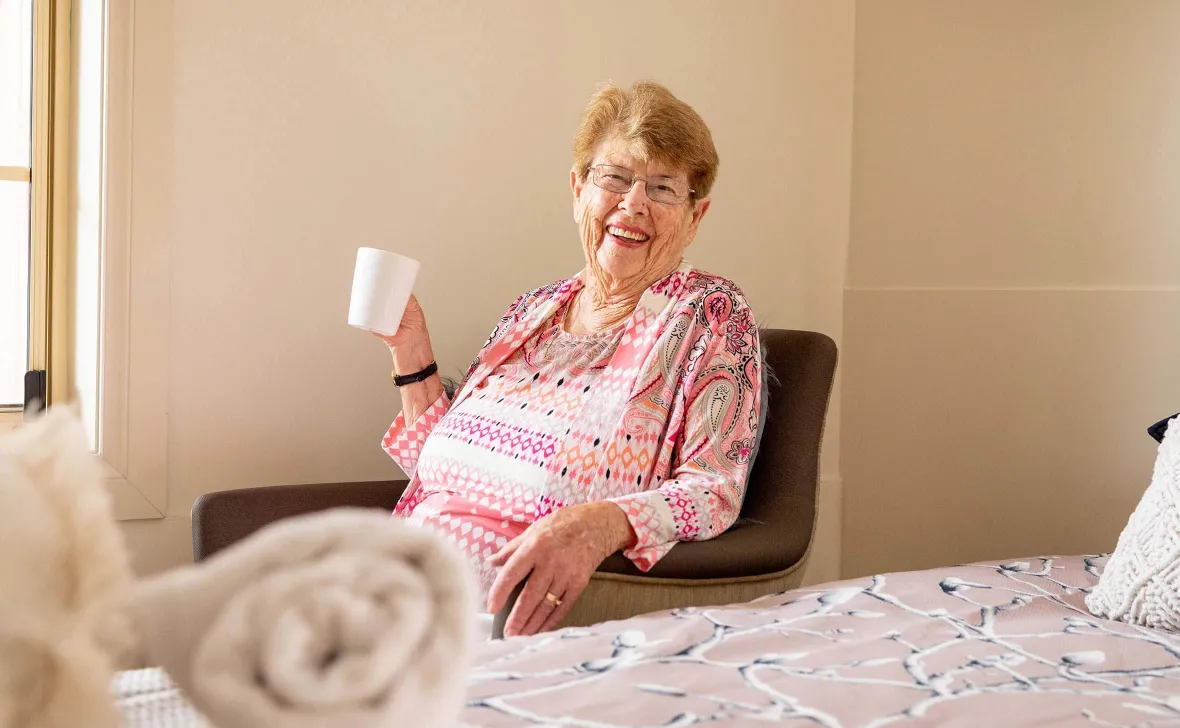 Paynesville Gardens Lady in bedroom