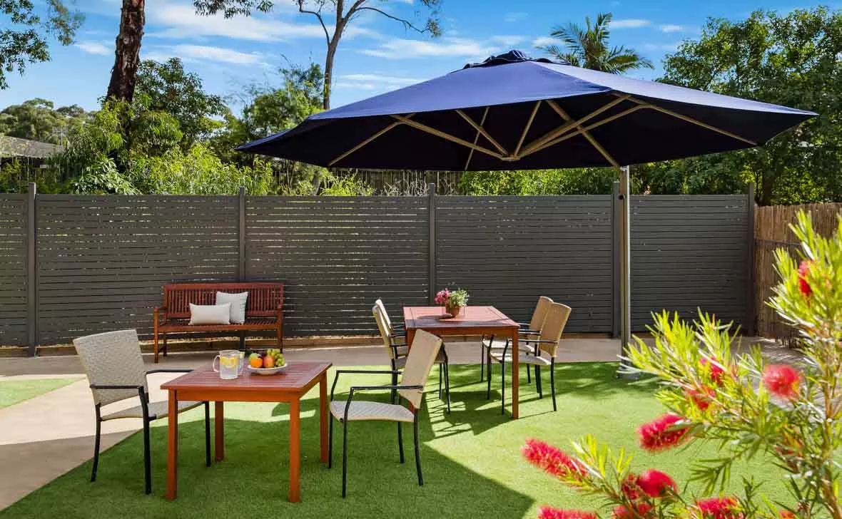 Shoalhaven Place courtyard