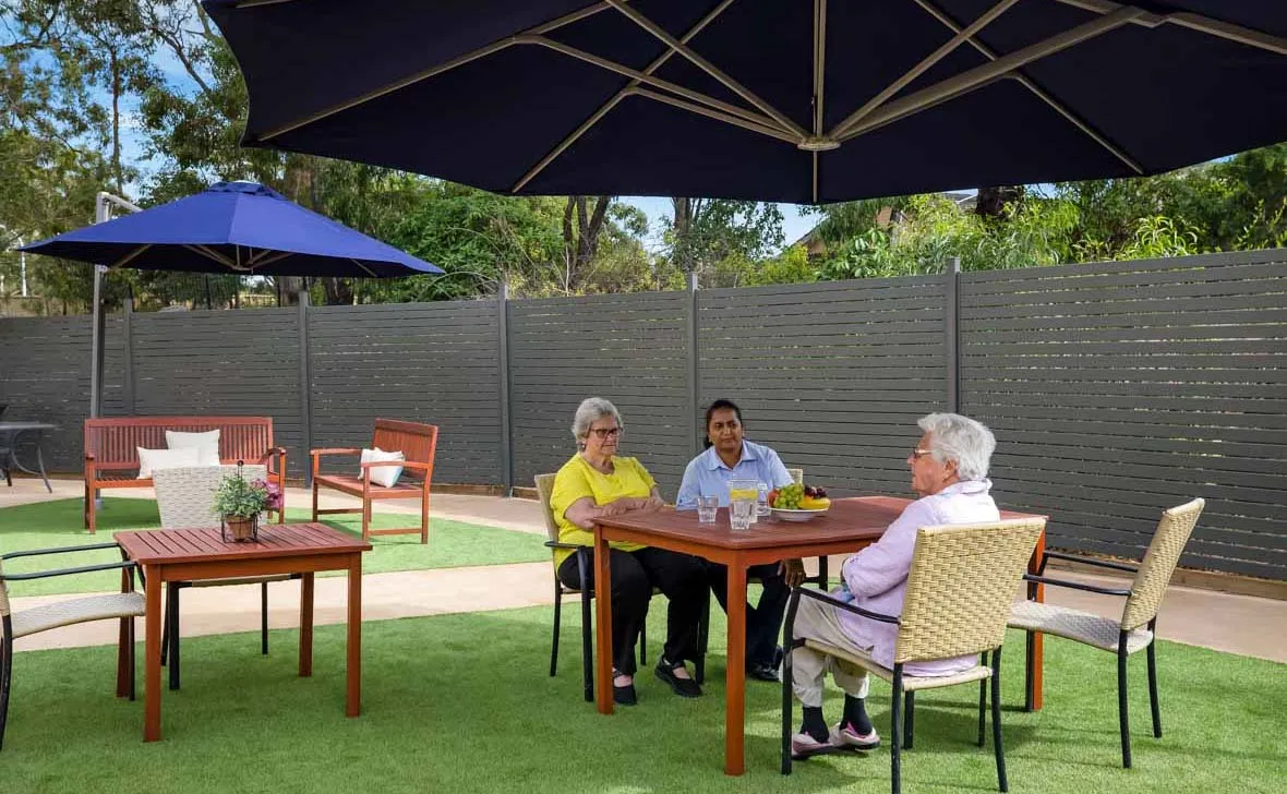 Shoalhaven Place courtyard