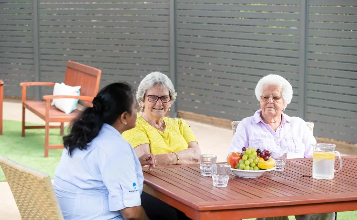 Shoalhaven Place courtyard