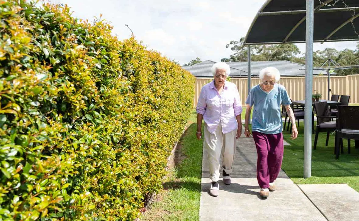 Shoalhaven Place courtyard
