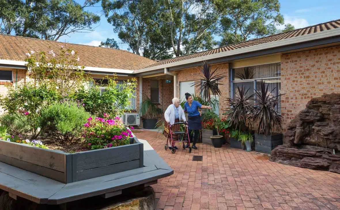 Shoalhaven Place courtyard