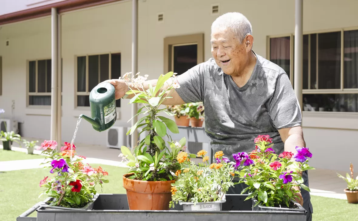Bethania Parklands resident garden