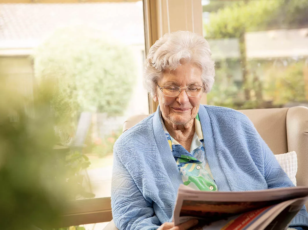 Resident and family member