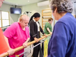 finding freedom in movement image of patient with doctor