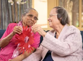 Opal residents laughing