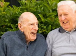 Opal residents laughing