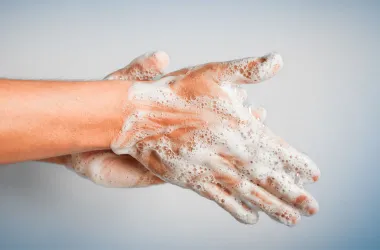 Washing hands