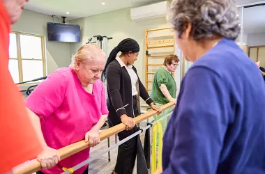 finding freedom in movement image of patient with doctor