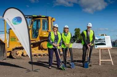 Opal Toukley sod turn