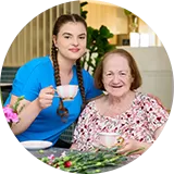 moving into care