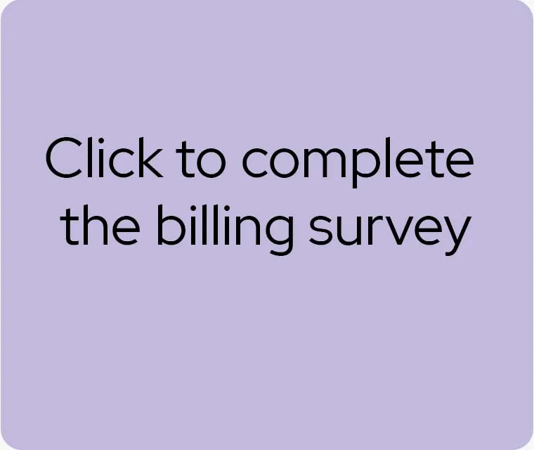 Billing survey button