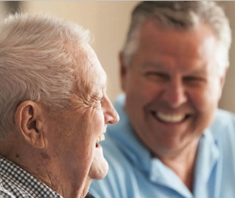 Opal residents laughing