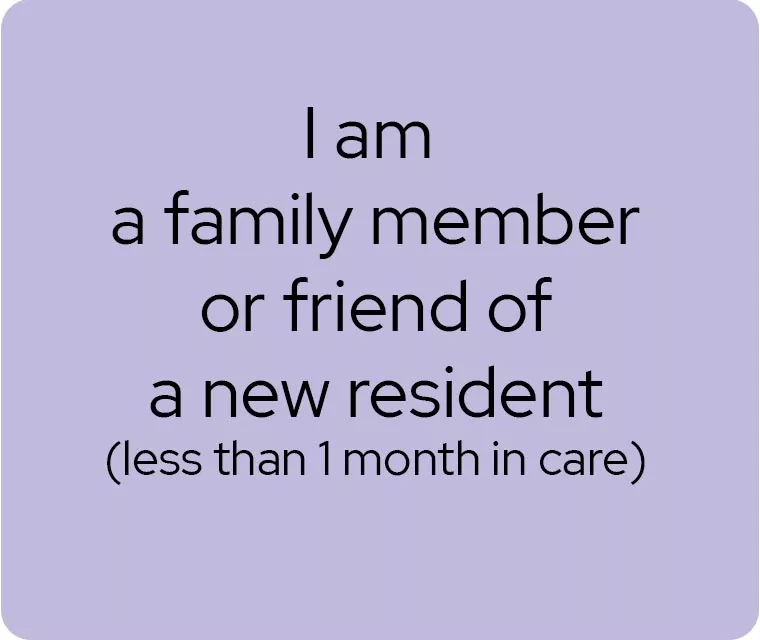 Family of new resident survey