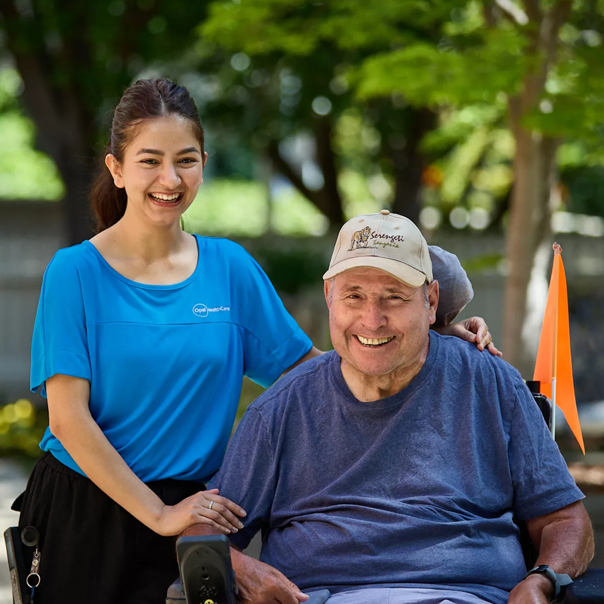 Opal Healthcare resident and team member